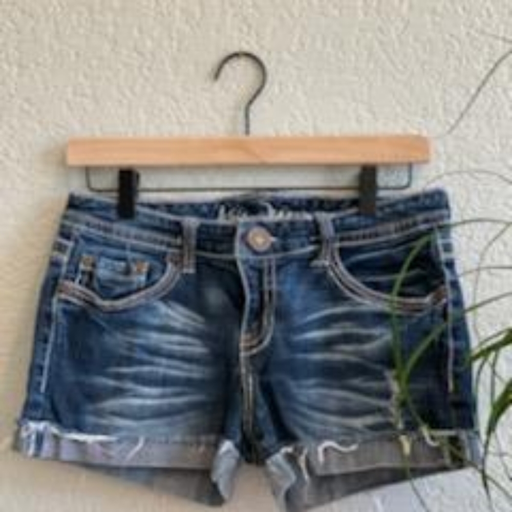 Denim Cut-Off Shorts